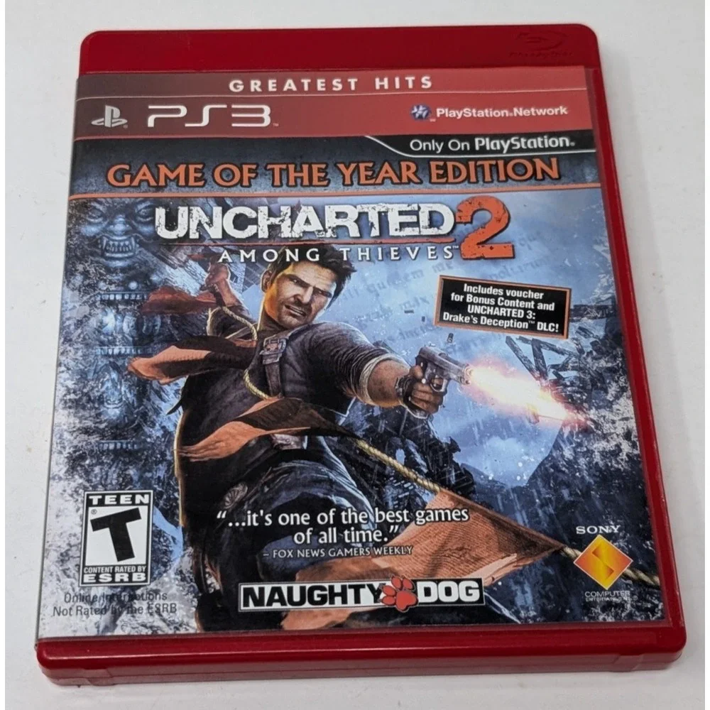 Uncharted 2: Among Thieves Game of the Year Edition PS3 Playstation 3 Complete‎